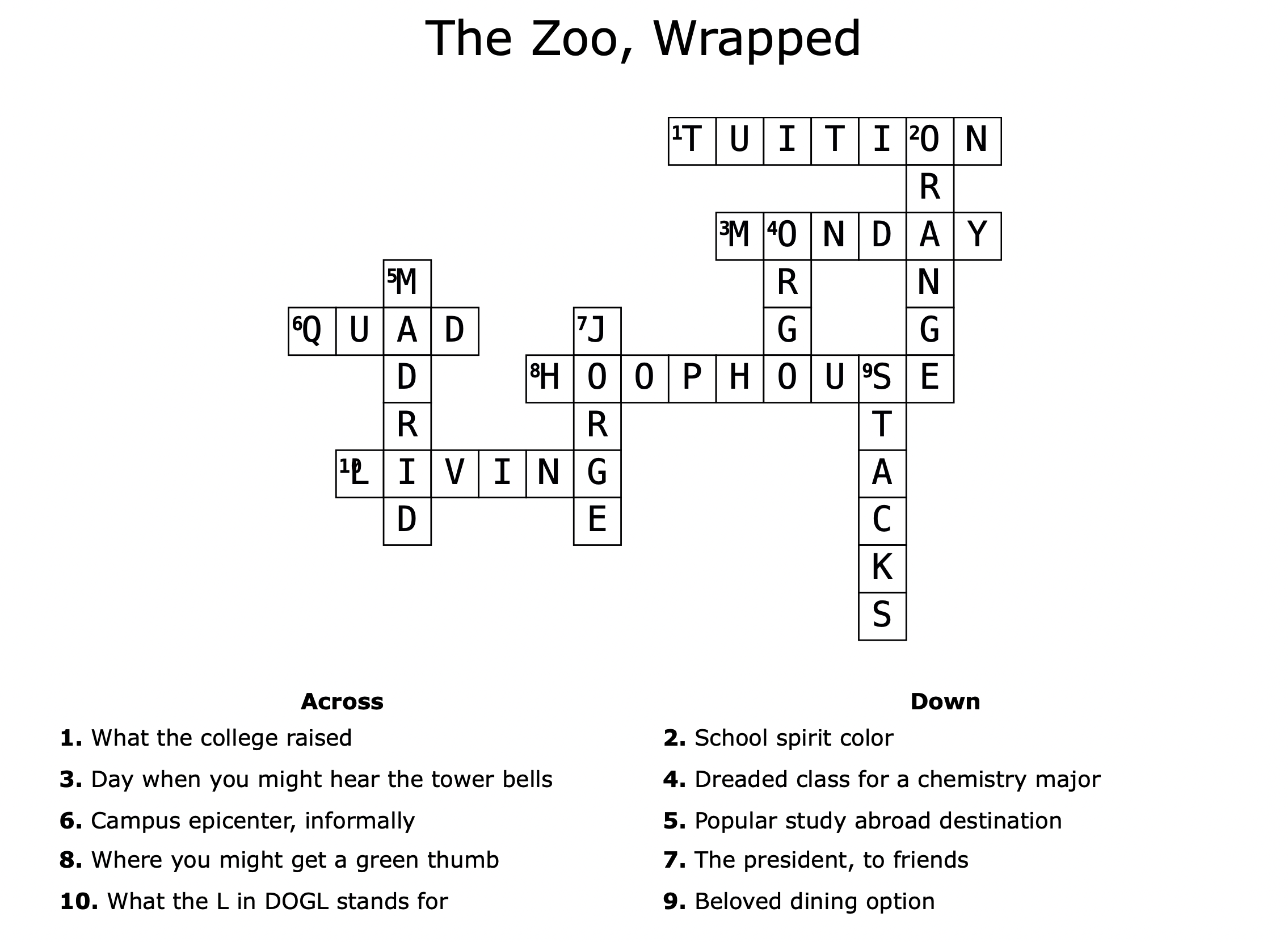 June 3, 2024 Crossword Answers